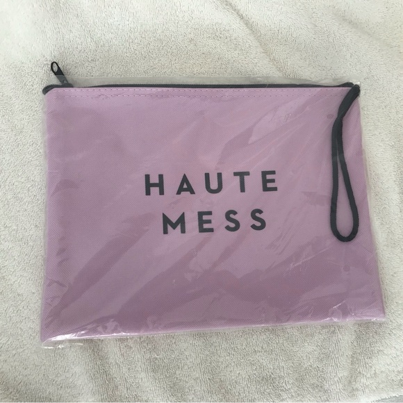 Make Up Case Haute Mess and canvas glasses case New never opened in original bag - Picture 4 of 5